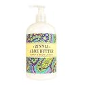 Greenwich Bay Trading Company Botanical Collection: Zinnia Aloe Butter 16oz Lotion, 16 Ounce Lotion, 11-008-014