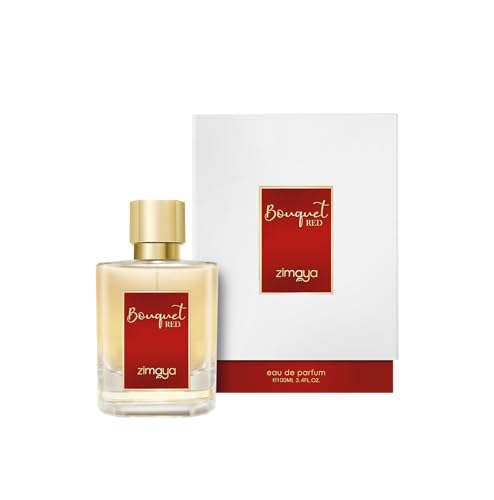 zimaya Bouquet Red Eau de Parfum Spray for Unisex, 3.4 Fl. Oz