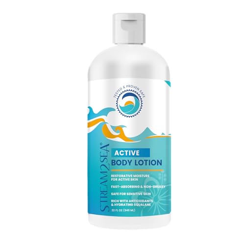 STREAM 2 SEA Nourishing Body Lotion For Dry Skin, 32 Fl oz Vitamin E Squalene Reef Safe and Paraben Free After Sun Moisturizing Body Lotion, Nourish