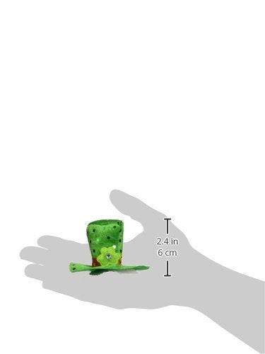 Leprechaun Hat Hair Clip Party Accessory (1 count) (1/Pkg)