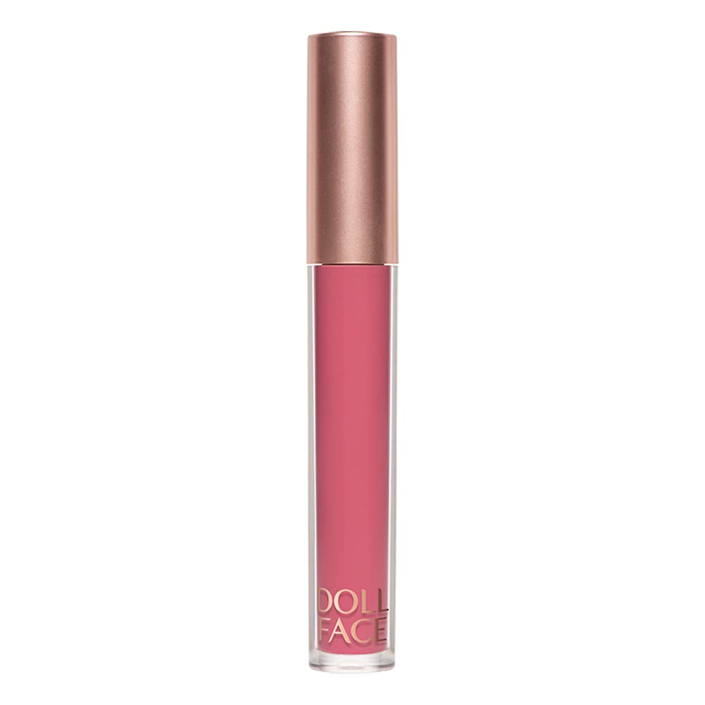 Doll Face, Matte-nificent Liquid Lip Color Pretty In Pink, 0.12 Ounce