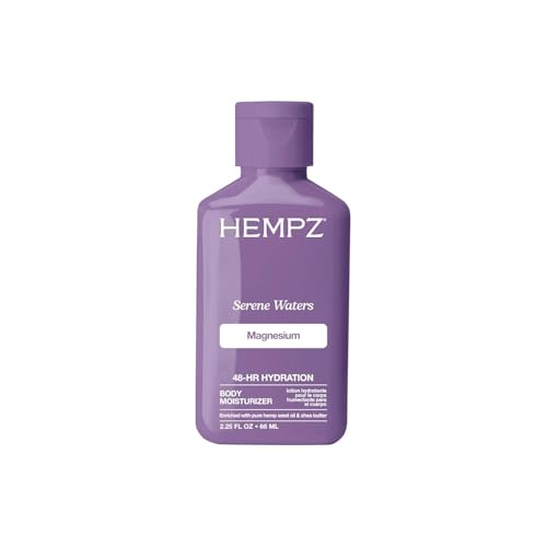 Hempz Mini Magnesium Body Lotion for Sleep & Relaxation, Hydrating Lotion with Arnica, & Shea Butter, Calming Nighttime Moisturizer for Muscle Relief