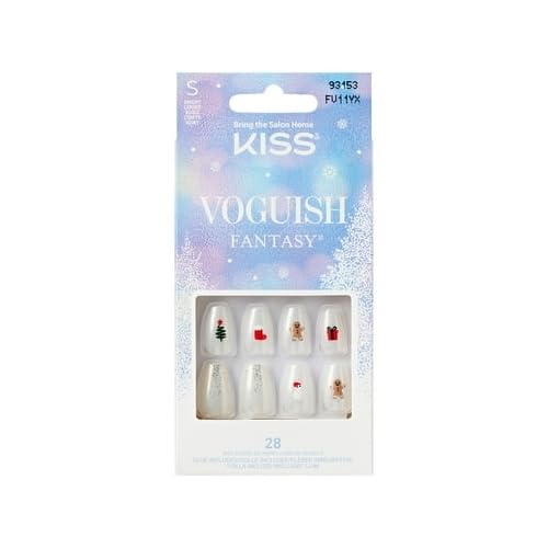 KISS Voguish Fantasy Holiday Nails - Fancy Elves Beauty & Personal Care KISS