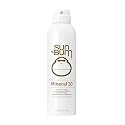 Sun Bum Mineral SPF 30 Sunscreen Body Spray - NEW FORMULA 2026 Water-Resistant Broad Spectrum Moisturizing Sunscreen with Vitamin E - Hawaii 104 Act