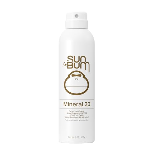 Sun Bum Mineral SPF 30 Sunscreen Body Spray - NEW FORMULA 2026 Water-Resistant Broad Spectrum Moisturizing Sunscreen with Vitamin E - Hawaii 104 Act