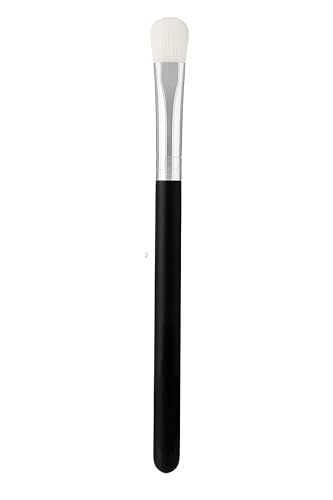 F.A.R.A.H Straight To The Lid 265 - Precision Eyeshadow Brush for Lid Application - Vegan Bristles with Brass Ferrule & Wooden Handle - Deluxe Edition