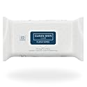 Clean Skin Club Clean Wipes, XL Makeup Remover Face Wipes, Textured Cleansing Facial Wipes for Sensitive Skin, Hypoallergenic, Fragrance-Free, Vegan