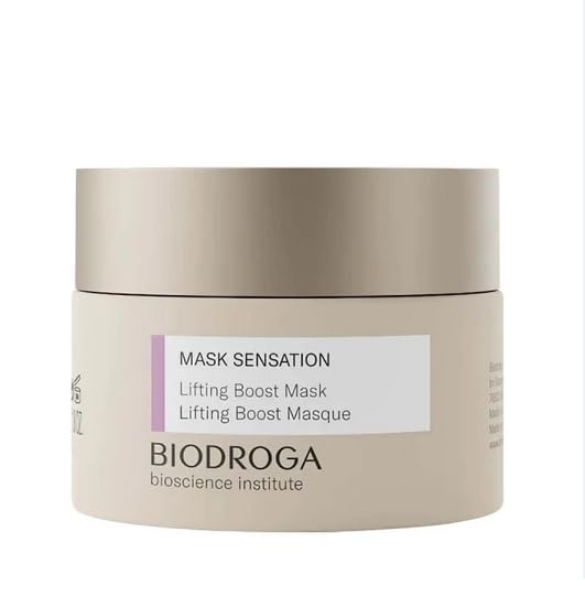 Biodroga MASK SENSATION Lifting Boost Mask (1.7oz) - Anti Aging, Firming, Energizing, Plumping, Tightening Effect - with Black Forest Complex - Made