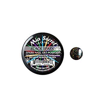 Mia Secret Professional Spark Collection Acrylic Powder 1/4 oz (Pick Your Color) (Black Spark) Beauty & Personal Care Mia Secret