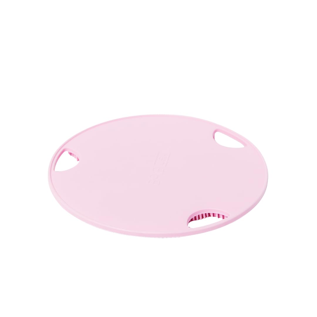 Boie USA Flat Body Scrubber - Soft Silicone-Like Exfoliating Shower Scrubber & Body Cleansing Brush - Stick-to-Wall Loofah Replacement - Antimicrobial