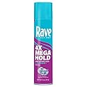 Rave 4X Mega Long-Lasting Firm Hold Scented Hair Spray for Heat Protection, Volume and Shine - ClimaShield for Extra Humidity & Minimizes Frizz