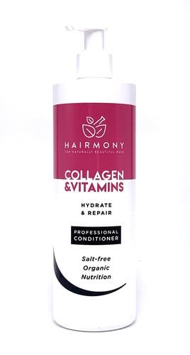 Hairmony Professional Post-Keratin & Color Care Kit, Aloe Vera Shampoo 32 fl.oz. + Collagen & Vitamins Conditioner 32 fl.oz