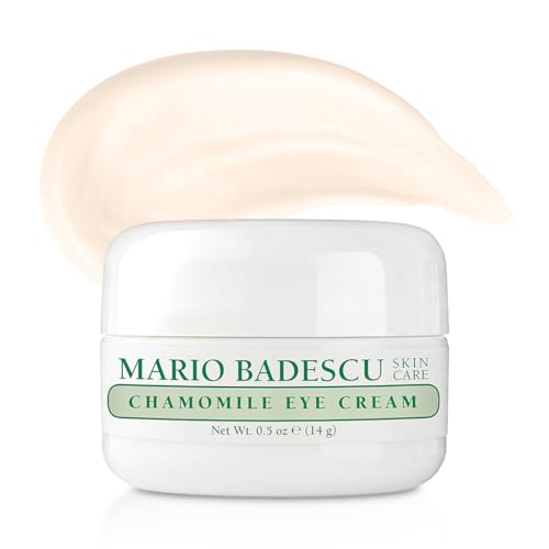 Mario Badescu Chamomile Eye Cream for Combination, Dry or Sensitive Skin, Luxurious & Soothing Eye Care Formulated with Vitamin A & E Oils, Pack of 1