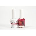Gelixir Duo Matching Gel and Nail Polish, Made in USA. (054-Red Shimmer) Beauty & Personal Care Gelixir