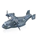 Lollipop United States Air Force Military Helicopter, V-22 Osprey Airplane, 1:72 Scale Aircraft Carrier Model, Battle/Rescue Helicopter Toy w/Sounds,…