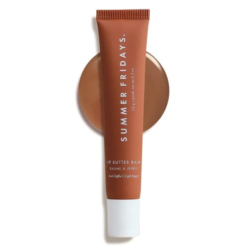 Summer Fridays Tinted Lip Butter Balm - Conditioning Vegan Lip Balm for Instant Moisture, Shine & Hydration - Sheer-Tinted, Soothing Skincare - Iced