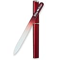Bliss Kiss Simply Crystal Nail File - Large - Czech Glass - with case and Sleeve