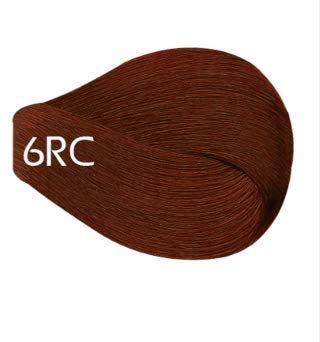 Vivitone Permanent Cream Color (6RC Dark Red Copper) 3oz. - 100% Grey Coverage, Long Lasting Shine, Made in Italy.