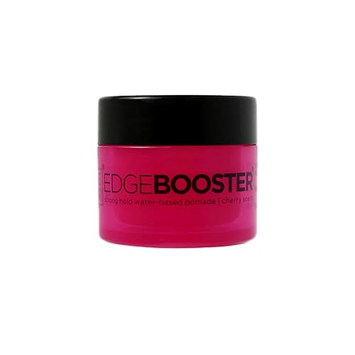 Style Factor EDGEBOOSTER Strong Hold Water-Based Pomade 0.85 Oz Mini Travel Size (0.85 Fl Oz (Pack of 1), Cherry)