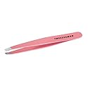 Tweezerman Exclusive Dusty Rose Slant Tweezer - Hair Removal Tweezers, Stainless Steel