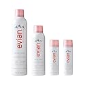 BRUMISATEUR Evian Facial Spray 24/7 Kit - Hydrating Mineral Water Mist for Face & Skin - Refreshes Makeup, Sets, & Tones - Travel-Friendly Sizes