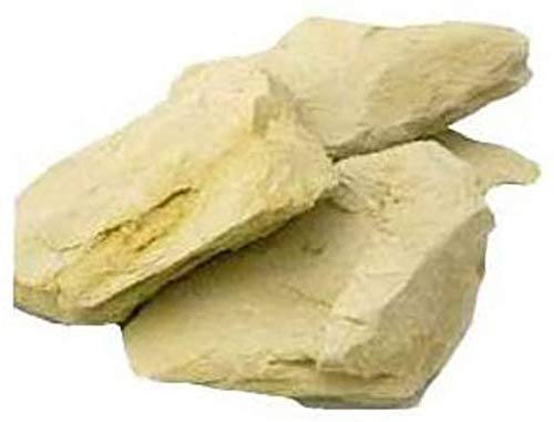 100% Natural JadiBoot Multani Mitti Fuller's Earth Volcanic Clay Chunks - 100 gm