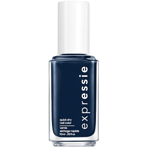 essie expressie quick dry nail polish, vegan, power moves, blue, feel the hype, 0.33 fl oz Beauty & Personal Care essie