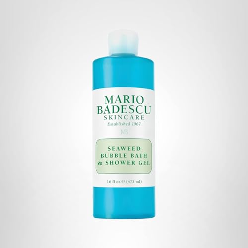 Mario Badescu Seaweed Bubble Bath & Shower Gel - 2-in-1 Daily Moisturizing Body Wash for Men and Women - Body Care Enriched with Marine-Like Fragrance