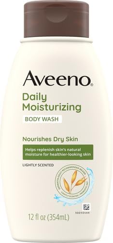 AVEENO Active Naturals Daily Moisturizing Body Wash 12 oz (Pack of 7)