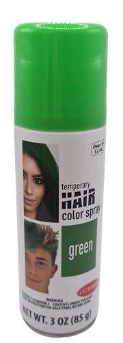 Goodmark Temporary Hair Color Green 3 oz. Spray on - Wash Out!