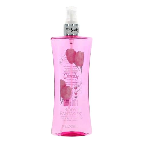 Body Fantasies Body Spray for Women, Cotton Candy Fantasy Fragrance, 8 Ounce