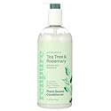 Renpure Plant Based Tea Tree and Rosemary Refresh and Rebalance Conditioner - Soothes Dry Scalp - Delivers Moisture and Shine - Gentle Formula - Dye