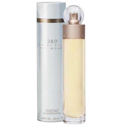 Perry Ellis 360° Eau De Toilette Spray for Women - Perfume for Women, EDT, Light & Bright Floral Fragrance, Designer Scent for Her, Long Lasting - 6.8