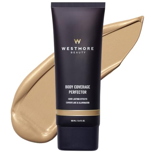 Westmore Beauty Body Coverage Perfector - Waterproof Leg & Body Makeup/Bronzer For Women - Best Tattoo Cover Up Makeup & Tattoo Concealer - 3.4 Oz Beauty and Personal Care Westmore Beauty Default Title