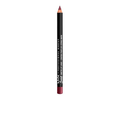 NYX PROFESSIONAL MAKEUP Suede Matte Lip Liner, Vegan Formula - Copenhagen (Matte Rich Plum)