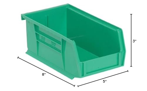Quantum Storage QUS220 Ultra Stack and Hang Bins - 7-3/8" x 4-1/8" x 3" - 24 Pack