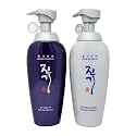 Daeng Gi Meo Ri - Jin Gi Vitalizing Shampoo And Conditioner Set 16.9 FL OZ/ 500 ML(Each) Anti Dandruff and Itchiness, Stopper Set