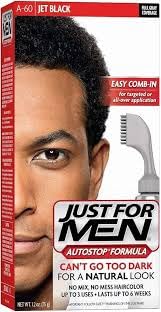 Just For Men AutoStop Men's Hair Color, Jet Black A-60 1.2 Ounces Each (9)