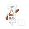 Almay Anti-Aging Foundation, Smart Shade Face Makeup with Hyaluronic Acid, Niacinamide, Vitamin C & E, Hypoallergenic-Fragrance Free, 700 Spice, 1 Fl