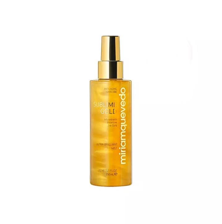 Miriam Quevedo Sublime Gold Ultra-brilliant Mist - Hair mist that protects from UV rays and illuminates the hair