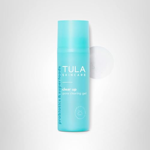 TULA Skin Care Clear Up - Pore Clearing Gel, Facial Serum, Salicylic and Azelaic Acid, Niacinamide, Clears Skin, Exfoliates, Improves Skin Smoothness