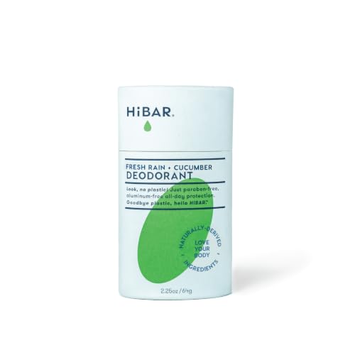 HiBAR Fresh Rain + Cucumber Deodorant, 2.25 OZ Beauty and Personal Care HIBAR
