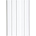 Mobile Home Vinyl Skirting Box of 8 White Solid Panels 16" Wide by 35" Tall. Premium 40 Mil Thickness