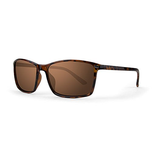 Epoch Eyewear 11 Sport Cycle Sunglasses Tortoise Frame with Color Enhancing Brown Polarized Lens