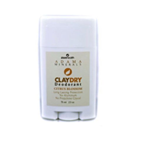 Zion Health Adama Minerals Clay Deodorant Citrus Blossom - 2.5 oz Beauty and Personal Care Adama Minerals