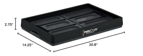 GreenMade InstaCrate Collapsible Storage Container, 12 gal, Black