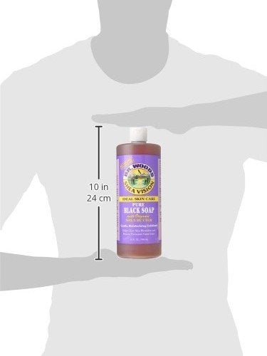 Dr. Woods Shea Vision Pure Black Soap with Organic Shea Butter, 32 Ounce
