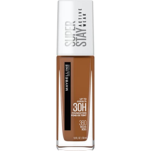 Maybelline Super Stay Full Coverage Liquid Foundation Active Wear Makeup, Up to 30Hr Wear, Transfer, Sweat & Water Resistant, Matte Finish, Mocha, 1 Beauty and Personal Care MAYBELLINE Default Title