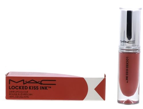 MAC Locked Kiss Ink 24HR Lipcolour Lipstick - 61 Mischief (Light Pinky Nude) - .14 fl oz / 4 mL