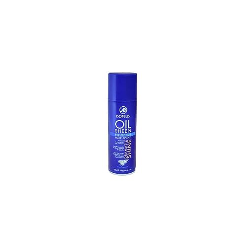 Isoplus Oil Sheen Regular Hair Spray 7 Oz,Pack of 3